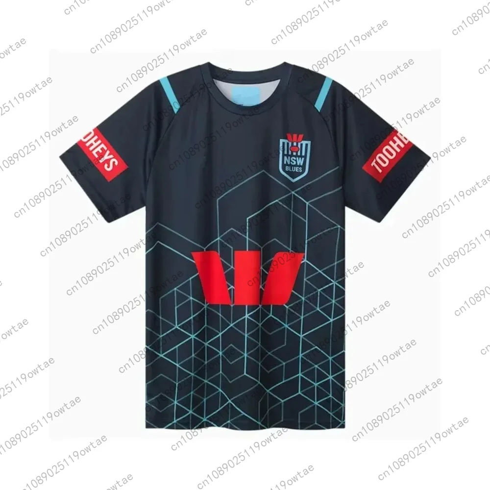 2024-25 Men Boys Tee Kids T Shirt Adult Mens Size Tops Quality Children Clothes Blues State Of Origin Indigenous Rugby Jersey