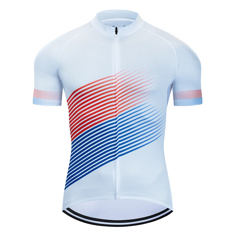 Cycling Team Jersey MTB Maillot Mens Short Bicycle Clothing Summer 2023 Quick Dry Road Bike Shirt Breathable Uniform