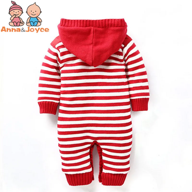 Baby ClothesWinter Cap Hats Baby Sweaters Baby Rompers Thick Cotton Outfit Newborn Jumpsuit for Children Baby Costume image 4