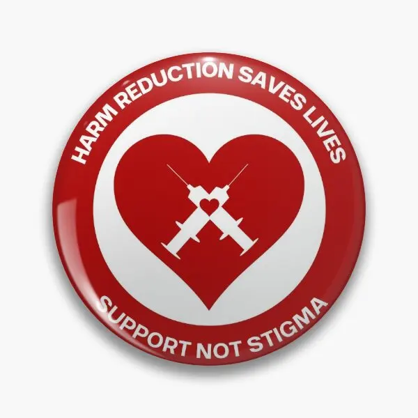 Harm Reduction Saves Lives  Soft Button Pin Women Lapel Pin Hat Brooch Decor Creative Cartoon Cute Lover Clothes Collar Gift