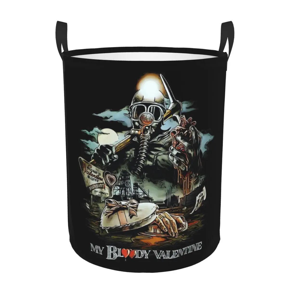 

Корзины для грязного белья My Bloody Valentine, складные, большие, водонепроницаемые, для хранения одежды, для дома, детские