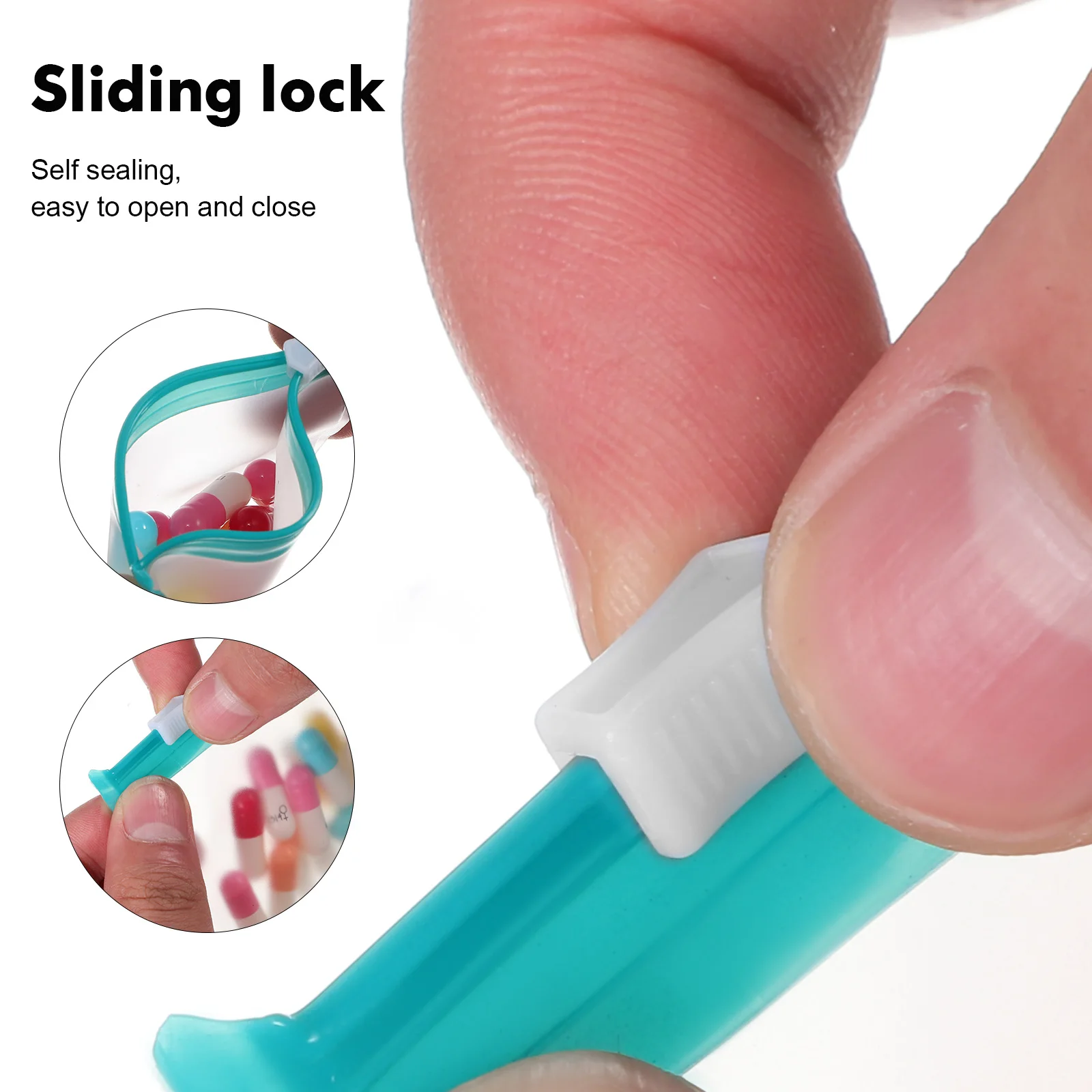 

30 Pcs Scrub Bag Different Types Medication Travel Pill Organizer Small Daily Pills Storage Pouch Multiuse Home Tool