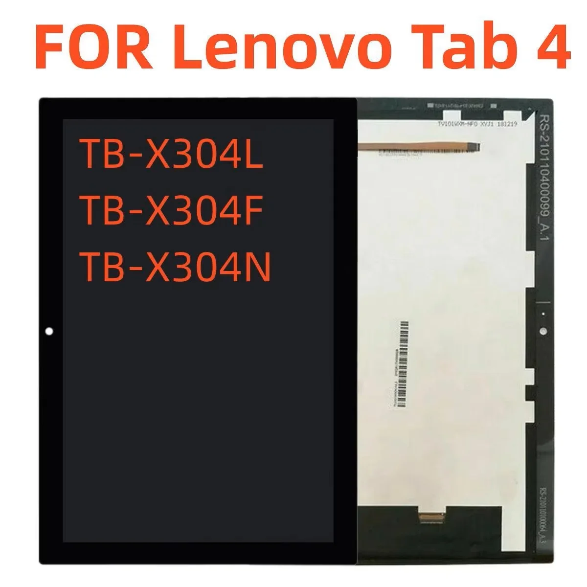 Для 10,1-дюймового Lenovo Tab 4 TB-X304L TB-X304F TB-X304N/X X304 матричный модуль ЖК-дисплея + дигитайзер сенсорной панели в сборе