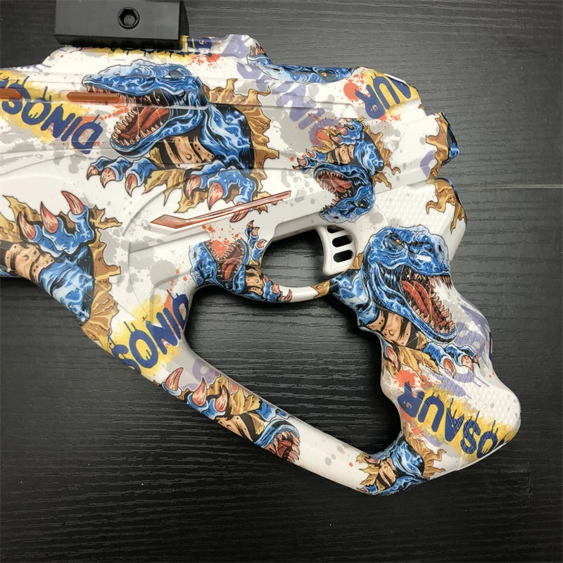 High-speed space Electric Gel Ball Toy Gun Burst dinosaur Plug And bottle Magazine For Outdoor Interactive Parent-child Games