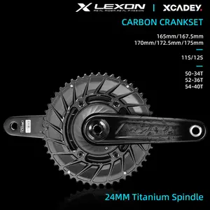 Lexon-Road-超軽量カーボン自転車クランクセット,29mm,165, 167, 170, 172.5, 175mm, 52-36t -  AliExpress