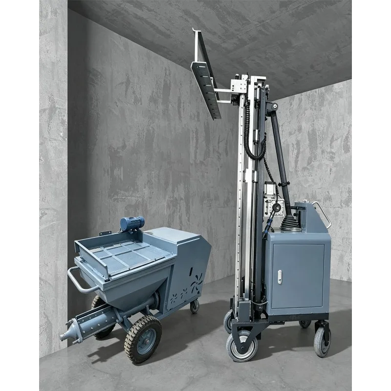 Automatic Intelligent Wall Rendering Robot Wall Plastering Machine,Cement Screeding & Wall Finishing Equipment for Construction