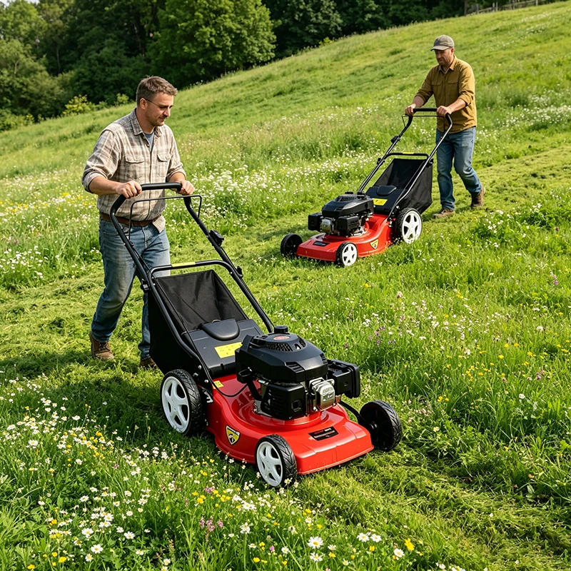 Different Power Remote Control Hand & Self Propelled Crawler Intelligent Lawn Mower