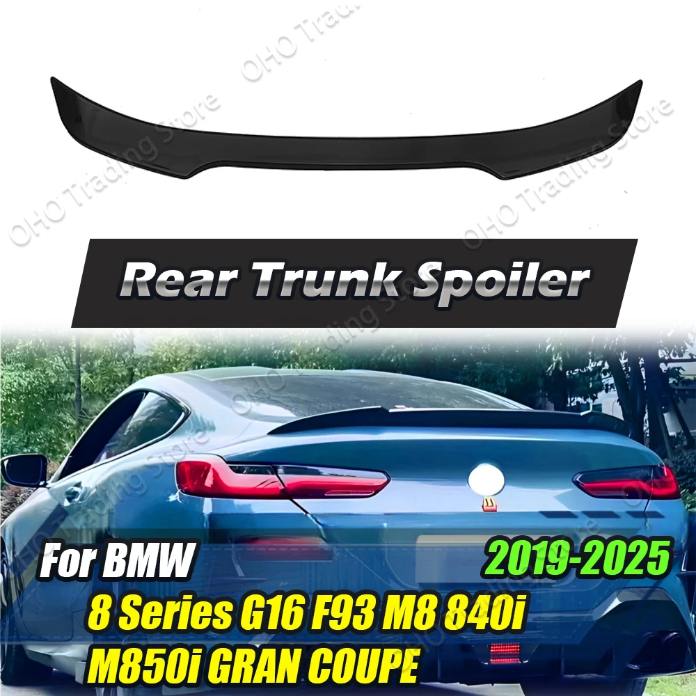 Автомобильный спортивный спойлер на заднюю крышу для BMW 8 серии G16 840i M850i Gran Coupe F93 M8 2019-2025, разделитель крышки багажника, Стайлинг