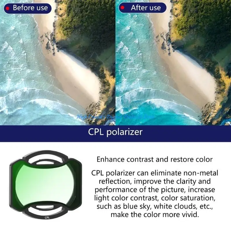 Filtri professionali U2JE per Avata 2 migliora le esperienze fotografiche UV/CPL/ND Filtri