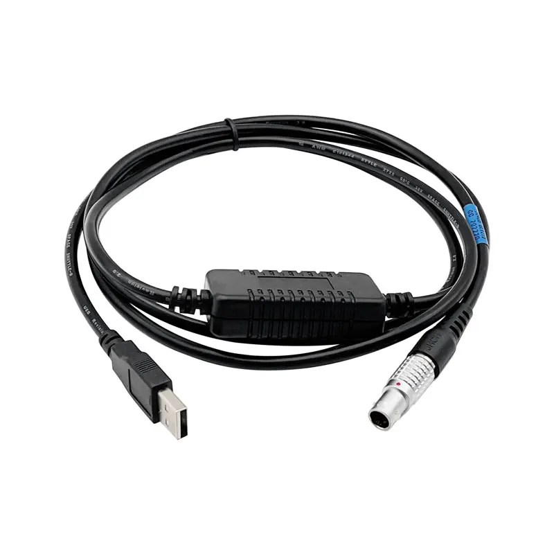 1.8m GEV218 758468 Data Transfer Cable For LEICA TM30 / TS30 Total Stations Connects TS to PC LEMO 8Pin + USB