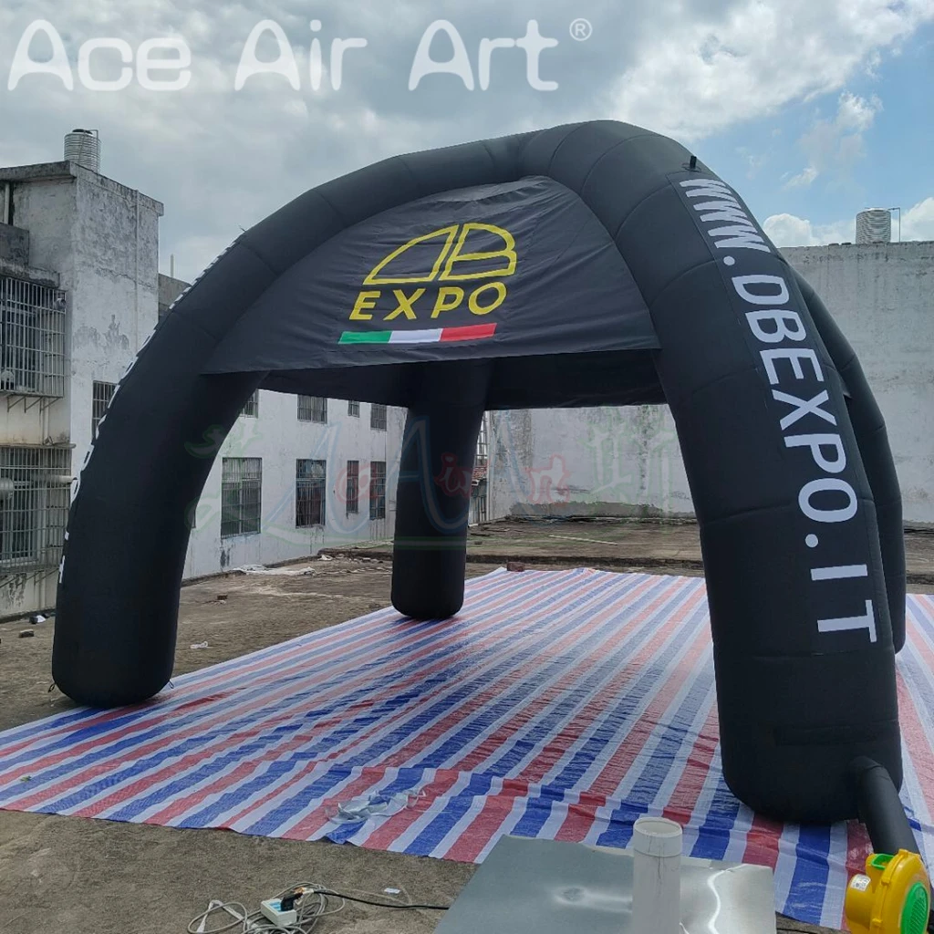 Tenda gonfiabile personalizzata per ragno da 6 m Tenda gigante per eventi Tenda gonfiabile per promozioni all'aperto Spettacoli commerciali Feste