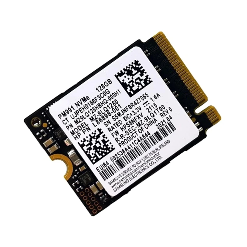 อัพเกรดฮาร์ดดิสก์ไดรฟ์ 128G PM991 2230 Nvme สำหรับแท็บเล็ตแล็ปท็อป ปรับปรุงประสบการณ์การเล่นเกม