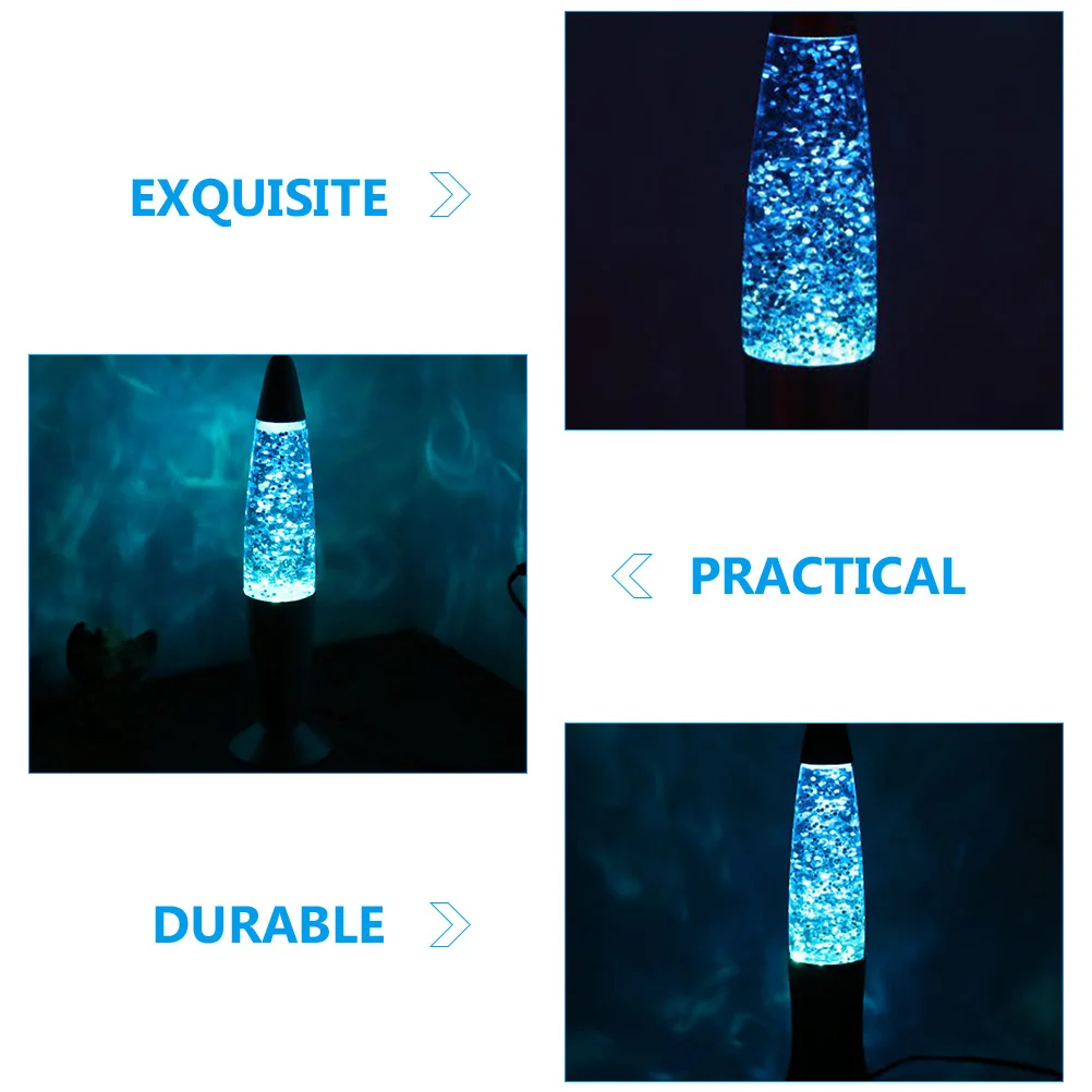 

Night Light Creative Glitter Lamp Bedroom Bedside Lamp Liquid Motion Decorative Small Night Light Romantic Lighting Effect Eu