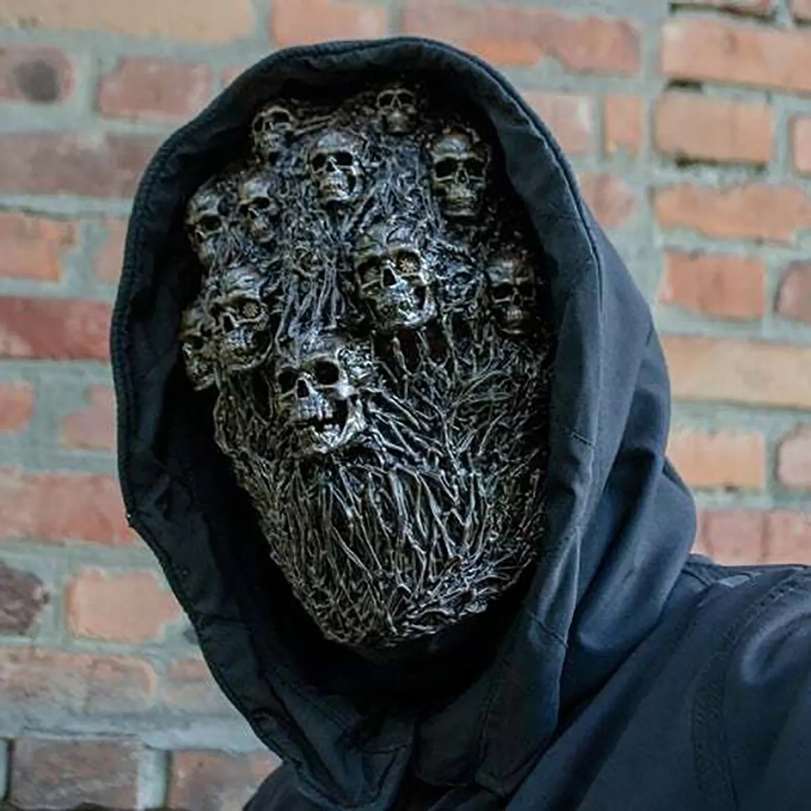 

Horror Steam Ghost Cosplay Mask, Biochemical Zombie Mask, Scary Prank Helmet, Stage Performance, Carnival, Halloween Party Props