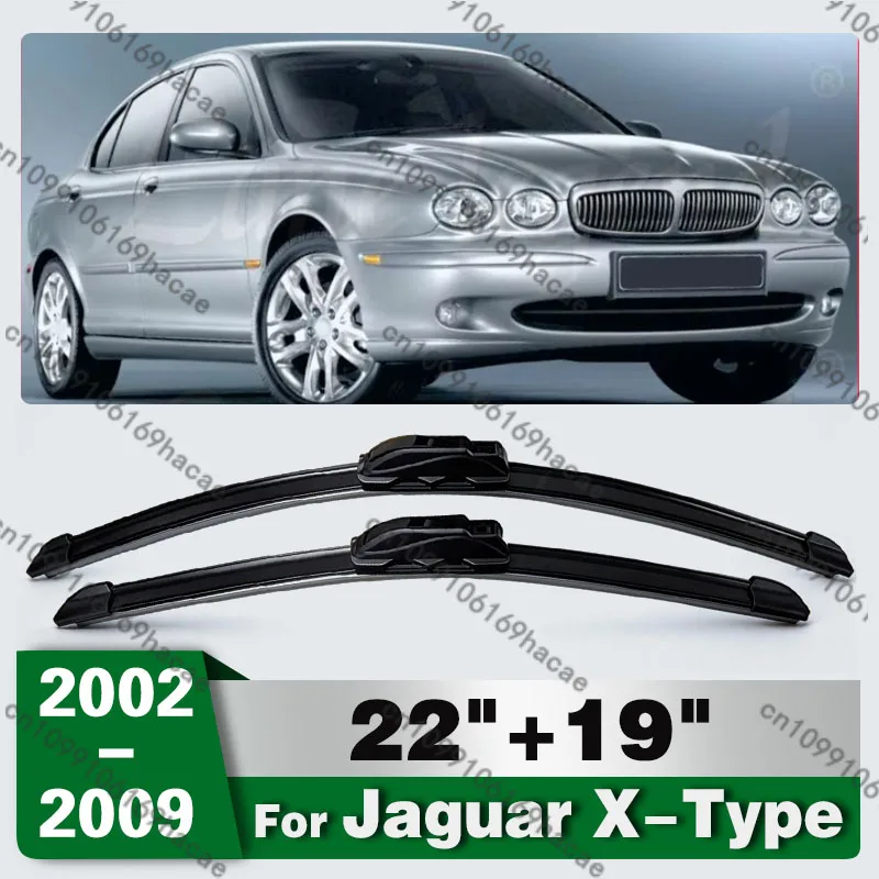 For Jaguar X-Type X Type X400 2002-2009 2003 Front Windshield Wiper Blades 2pcs Top-tiercr Aftsmanship Windscreen Accessories