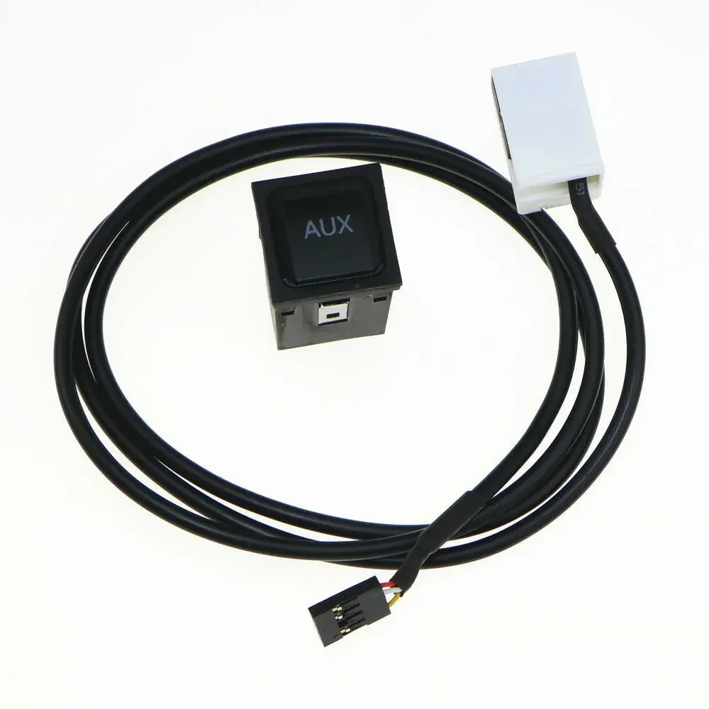 Aux Input Adapter Switch and Cable WRIE for Golf MK6 Jetta MK5 RCD510 RNS510 5KD 035 724 A 5KD035724A
