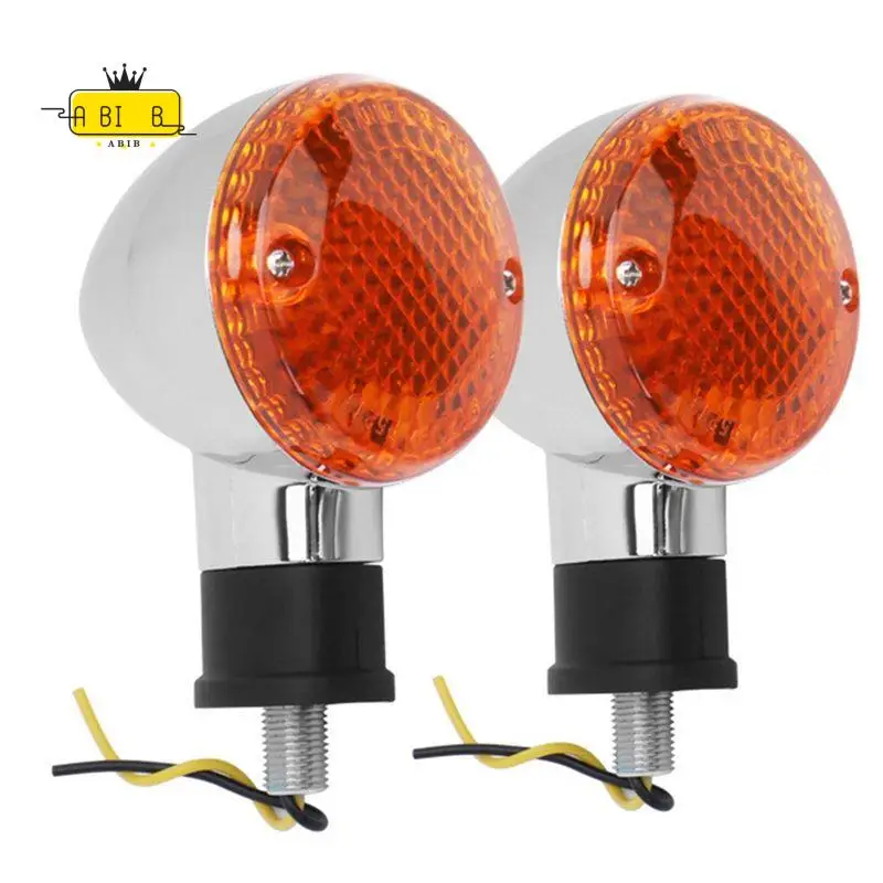 ABIB -Motorcycle Turn Signal Light Retro Indicator Lamp Bulb Cafe Racer Blinker For Yamaha Bolt Xv950 R/C Spec 2014-2018
