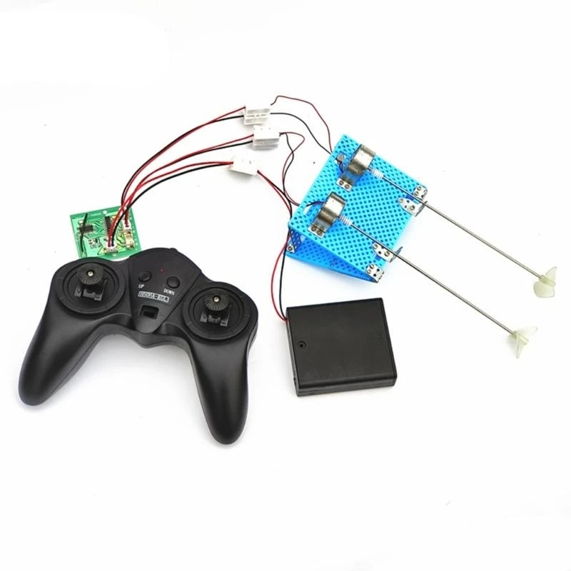 090B Remote Control 6V Boat Do It Yourself Assembly Playset for Kids' Development Remote Control Boat Motor Spare Parts