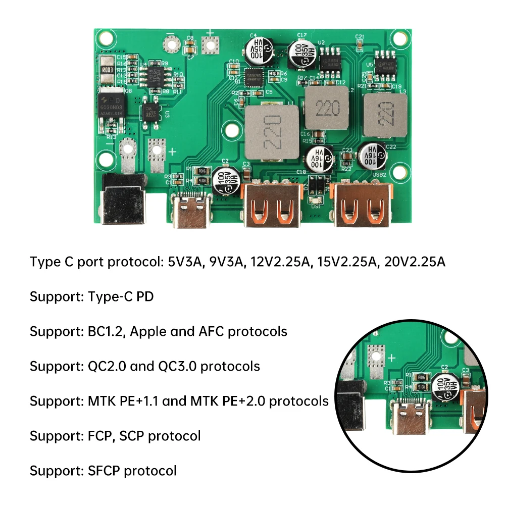 لتقوم بها بنفسك وحدة شاحن مزدوج USB Type-C MPPT جهاز تحكم يعمل بالطاقة الشمسية QC2.0 3.0 PD 2.0 3.0 شحن سريع مثبت لوحة طاقة شمسية
