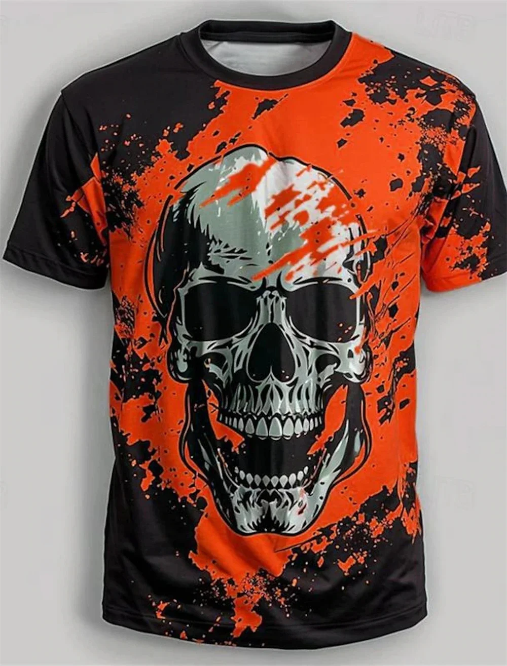 Men's T Shirt Fashion Casual Vintage Dead Skull 3D Print Summer O Neck Comfortable Top Large Tee Men's Outdoor Clothing