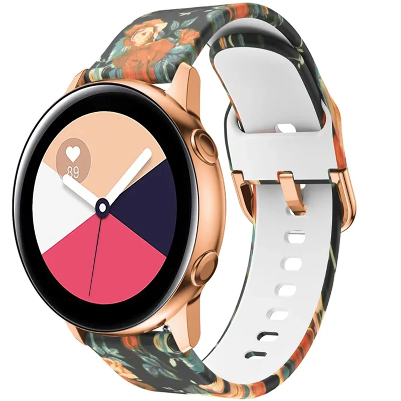 Silicone Band For Amazfit GTS 3 2 2e 4 Mini/GTR 4/3/Pro/2/2e 42/47mm stratos 2/3 Printing Bracelet Amazfit Bip 3 20mm 22mm Strap