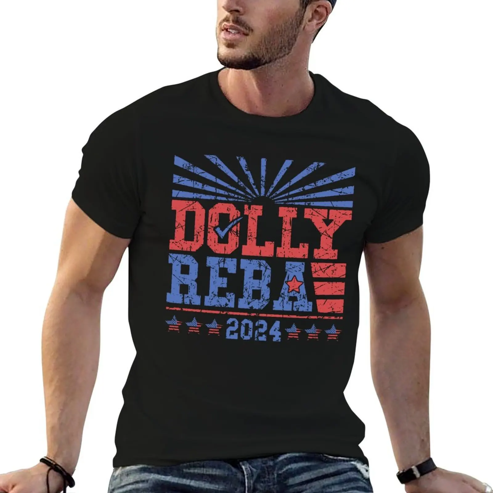 Dolly Reba 2024 Vintage Shirt, Funny Election Shirts, 4th of July Shirts, Country Music Shirts T-Shirt