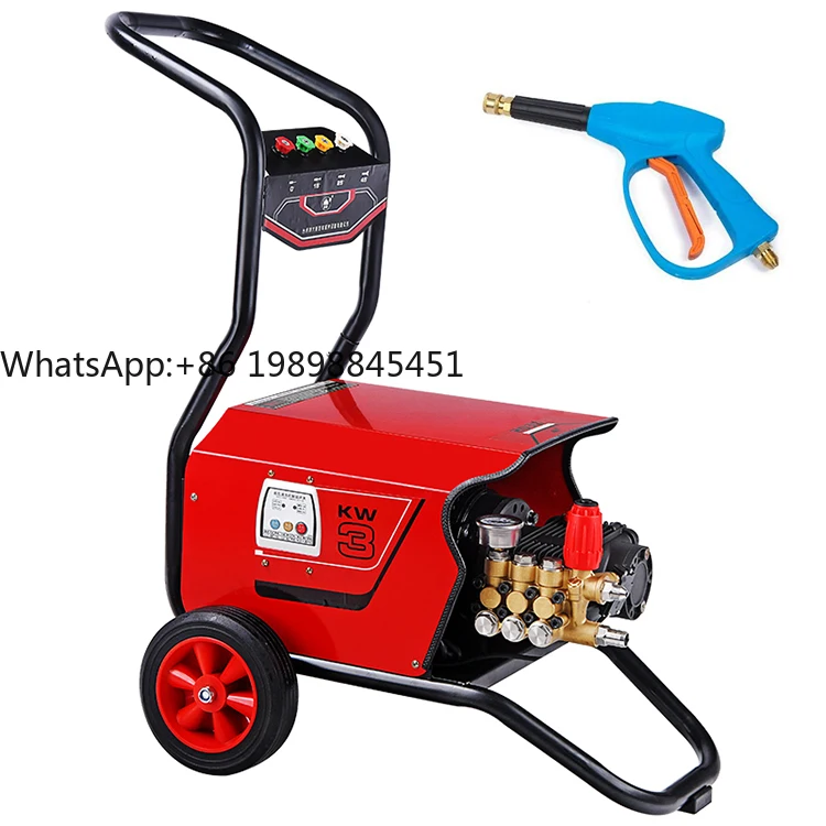 

Powerful Electric High Pressure Cleaner 2175PSI 150Bar Max 18L Car Washing Machine Copper Commercial Pump Car Washer
