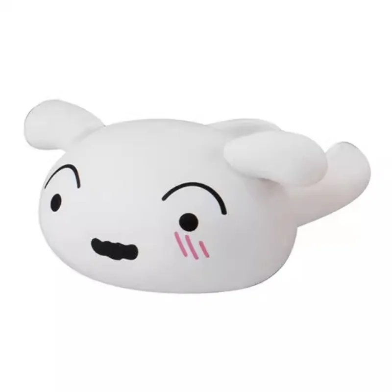 Bandai's Original Crayon Shin-chan Big Head Ring Gacha, Aoi and Shiro's Ring, Movable Figure Model Collection, Holiday Gift