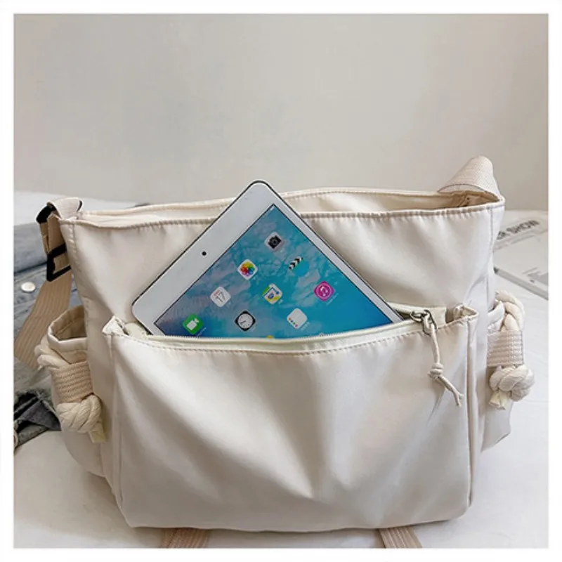 Homefish New Nylon Handbags Shoulder Bag Large Capacity Crossbody Bags For Teenager Messenger Bag Student School Bags For Women image 5