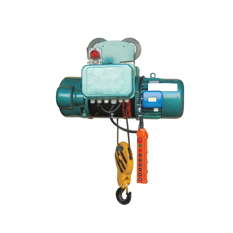 single speed CD type mini electric wire rope hoist 1.5ton 2.5 ton 3.5 ton 5 ton for sale