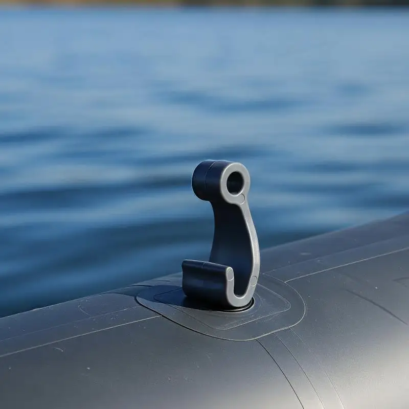 Inflatable Boat Plastic Fasten Rope Hooks For 6mm Multi-Purpose Canoes: Tie Down Truck Tarps