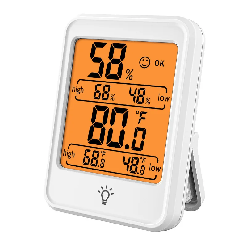 

Digital Home Indoor Electronic Digital Display Thermometer Hygrometer Temperature and Humidity Meter F/° C Switching