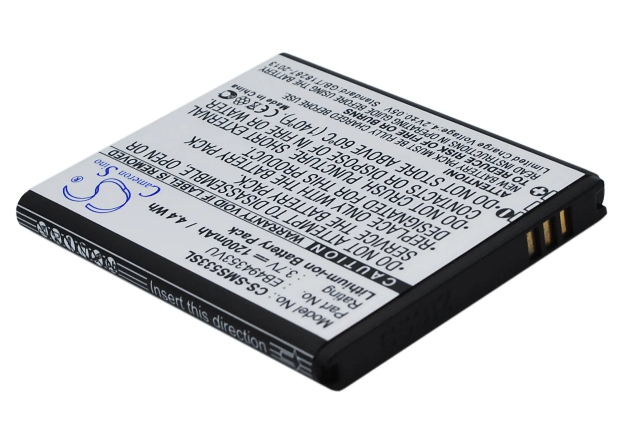 CS Replacement Battery For Samsung Dart, DoubleTime, Galaxy 551, Galaxy Mini, Galaxy Mini TM, G