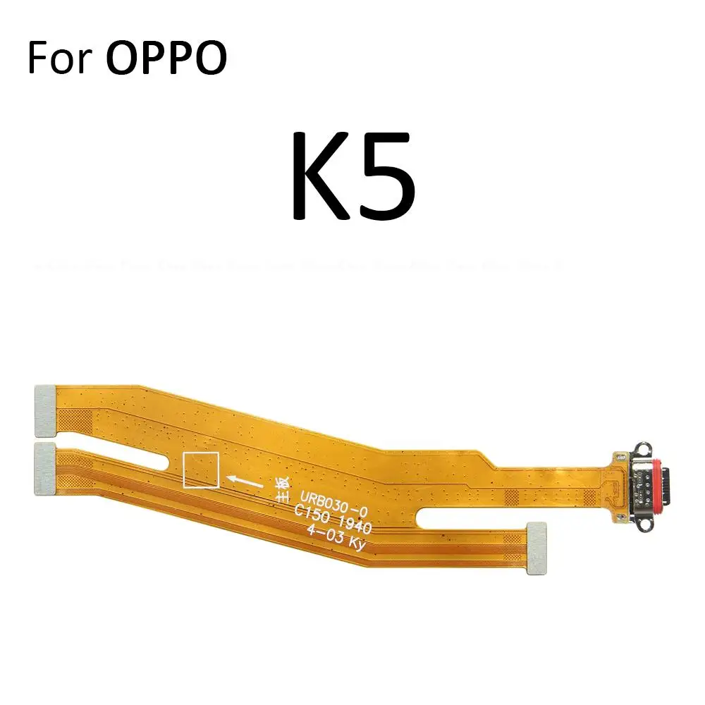 USB Charging Port Dock Plug Connector Charger Board Mic Flex Cable For OPPO K1 K3 K5 K7 K7x K9 Pro K9s K10x K10 Energy 4G 5G