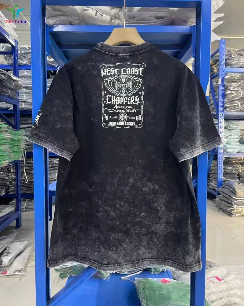 

Футболка High Street WEST COAST CHOPPERS 26SS премиум-качества, черная, винтажная, с эффектом потертости, с коротким рукавом, новая, мужская и женская, топы