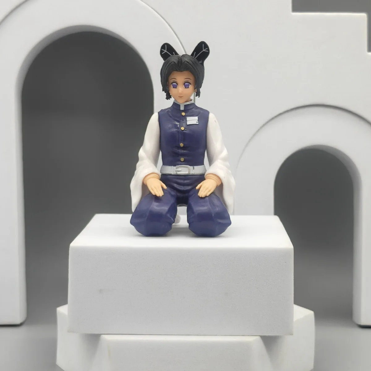 7 Styles Demon Slayer Anime Sitting Kamado Tanjirou Hinokami Kagura Figure Model Statue Doll Desktop Ornament Toys Gift