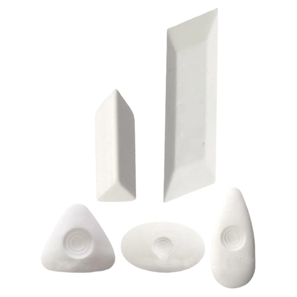 5Pcs White Sketch Drawing Erasers Creative Erasers for School Office Home Portable Artist Writing Eraser