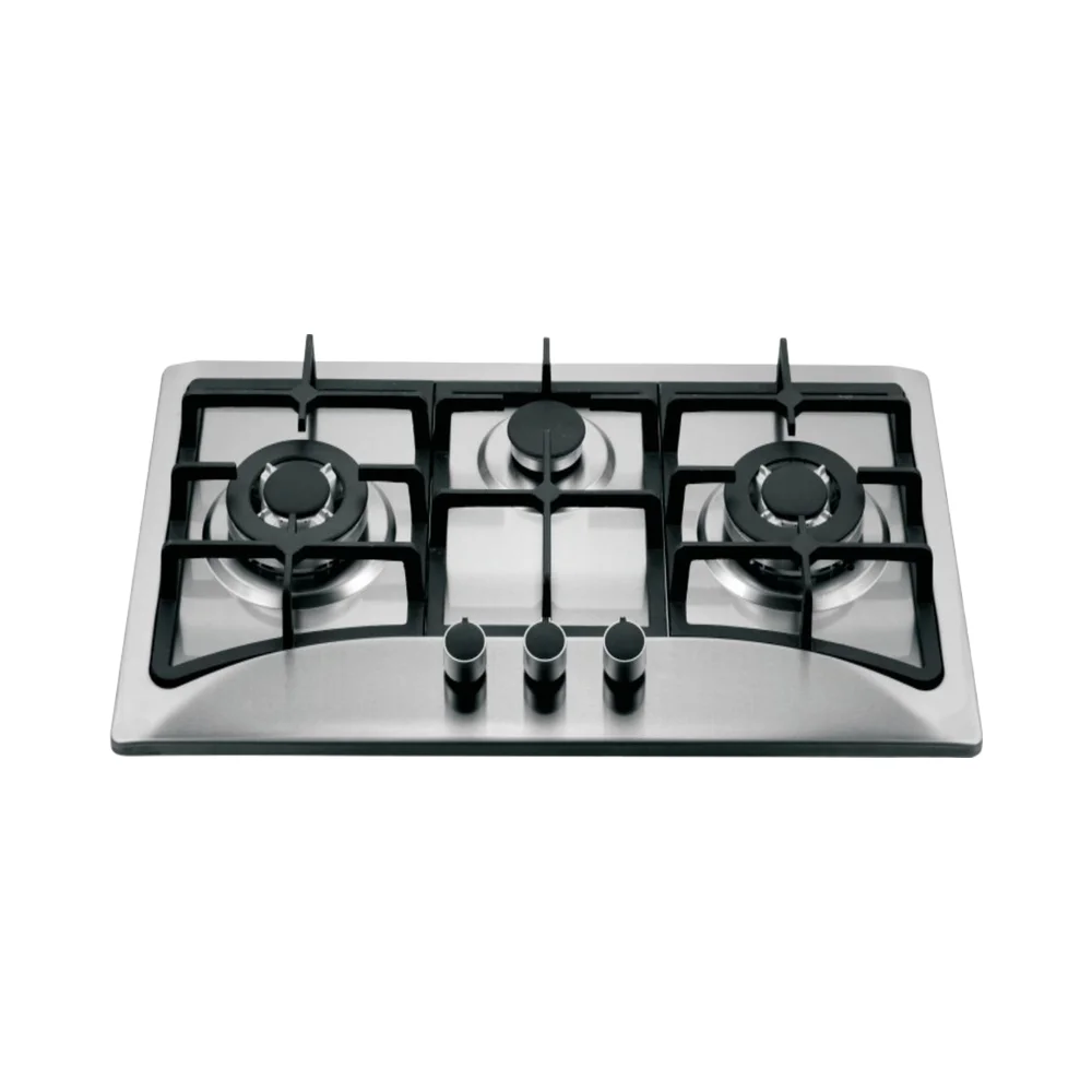 Przenośna kuchenka gazowa - Wbudowana/podstawowa kuchenka ze stali nierdzewnej do kuchni, wydajny palnik domowy z funkcjami bezpieczeństwa