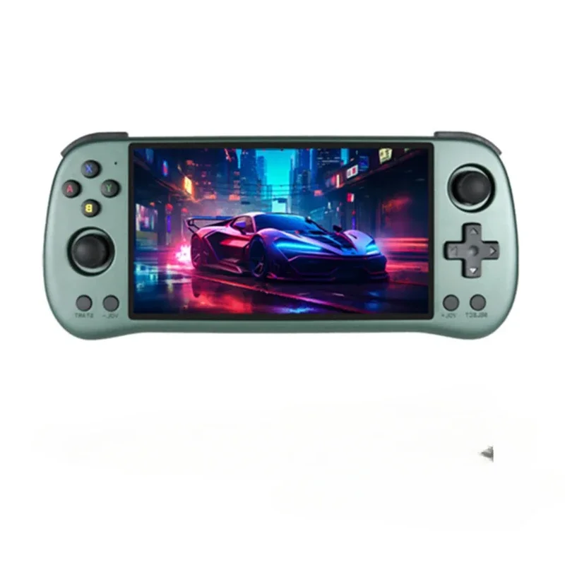 B-M NEW color POWKIDDY X55 5.5 INCH 1280*720 IPS Screen RK3566 Handheld Game Console Open-Source Retro Console Children's gifts