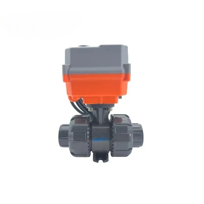 YNTO 220VAC 12V Ein/Aus-Kugelhahn DC24V Edelstahl UPVC-Ventil