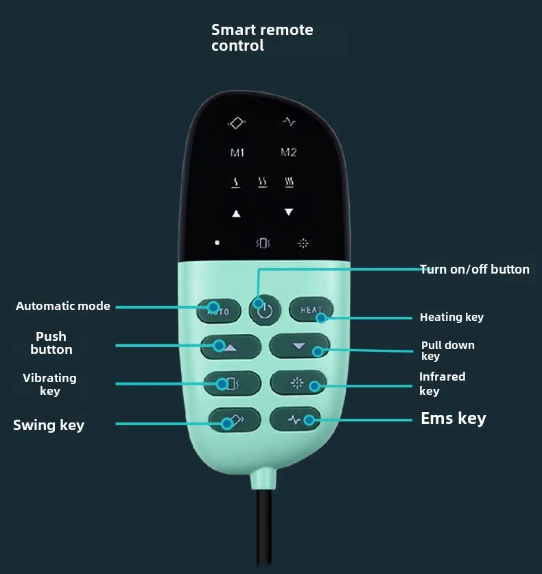 Intelligent electric waist massager for relaxing the body Spine Support Back Massage Machine Waist masajeador