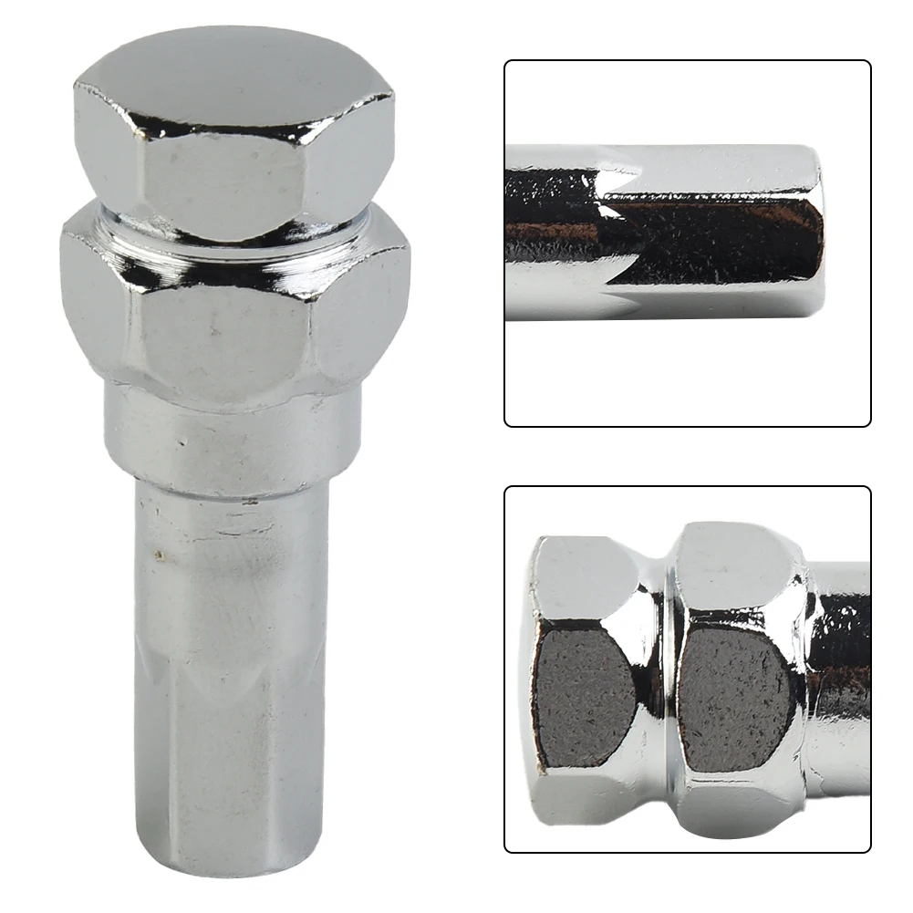 1pc 62mm/2.4in Hexagon Socket Adapter Hand Tools Conical 60 Degree Hex Key Tuner Adapter Key Wheel Lug Nut Tool Wrench Hand Tool