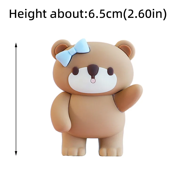 Neue 3D Bär Kuchen Topper Baby Dusche Bär Dekoration Junge Mädchen Alles Gute zum 1. Geburtstag Party Kuchen Dekor Geschlecht enthüllt Party Supplies – Detail 10