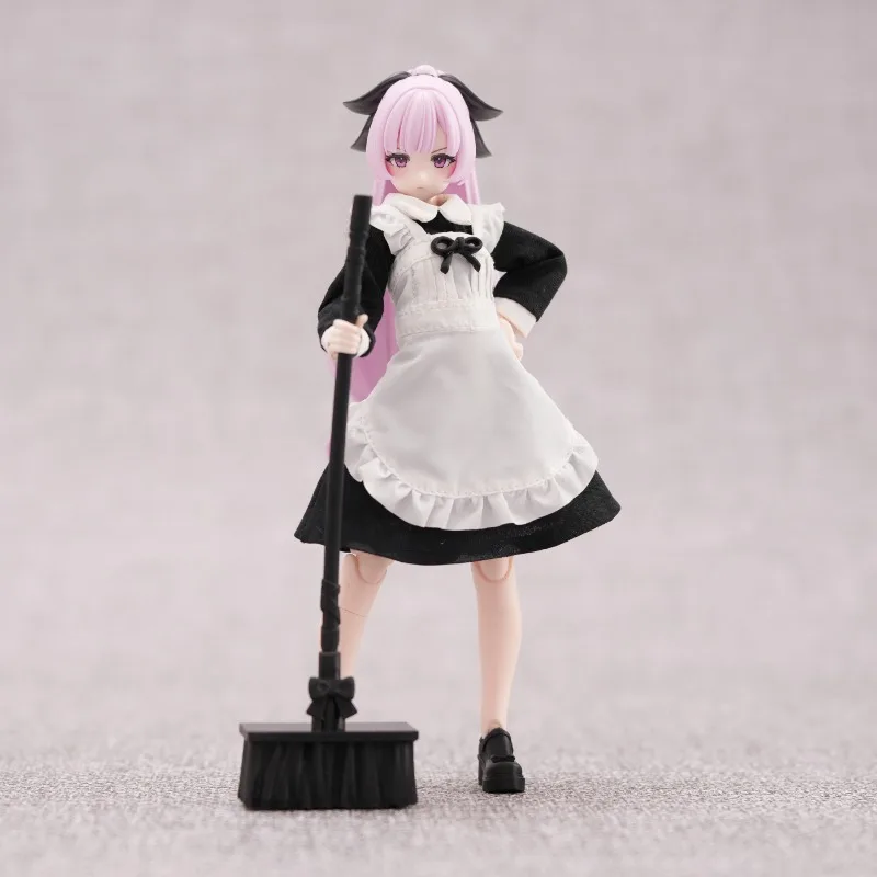 Gel06 99S Serie 1/12 Maßstab Modisches Dienstmädchen-Kurzkleid Weibliche Soldatenkleidung Set Passend für 6-Zoll Actionfiguren Puppen Spielzeug – Detail 5