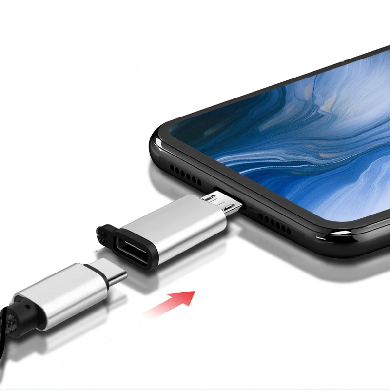 

Кабель-переходник с разъемом Type-C «Мама» на Micro USB «папа»