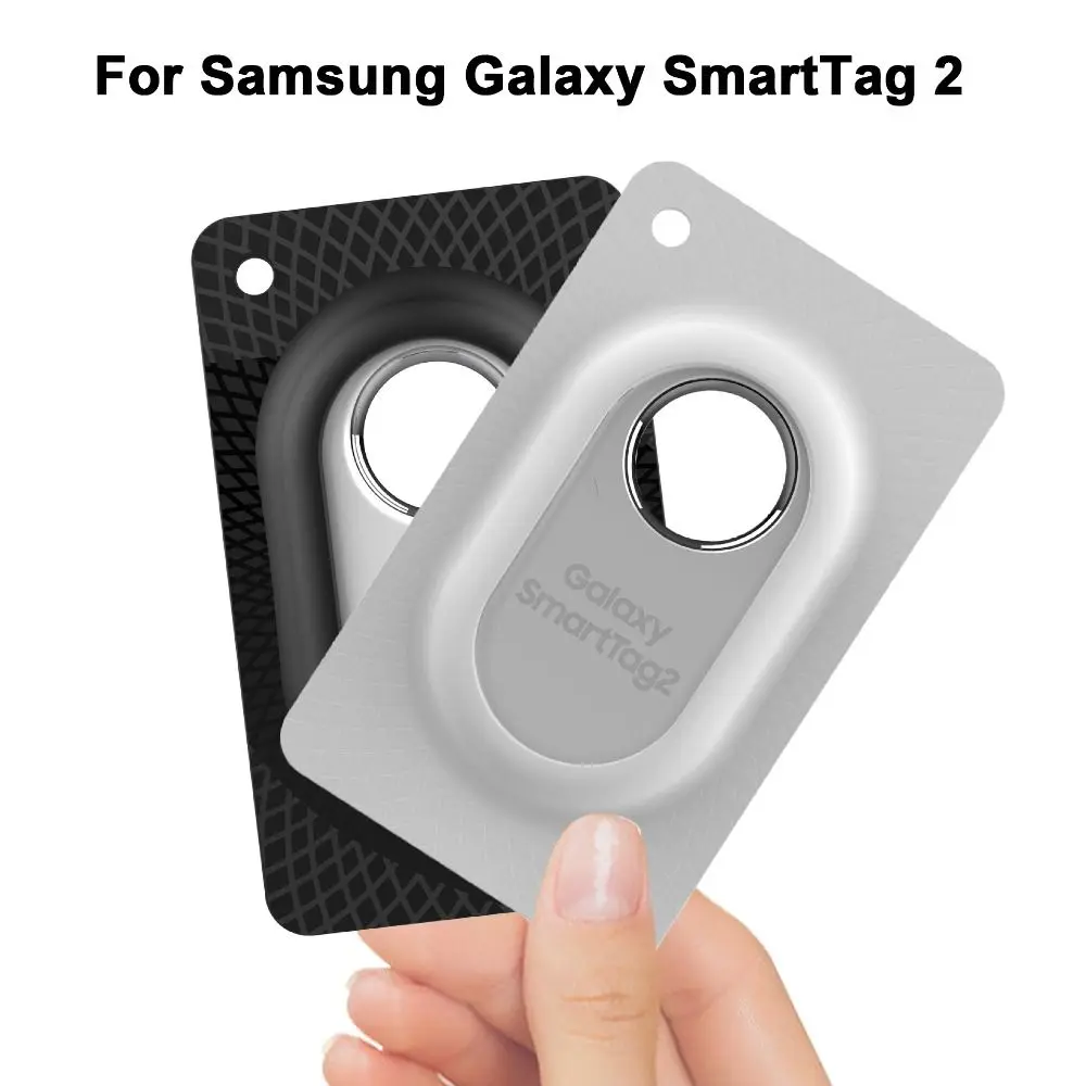 TPU Card Protective Case Key Ring Tracker Locator Cover Anti-lost Accessories Card Tracker Case for Samsung Galaxy SmartTag 2