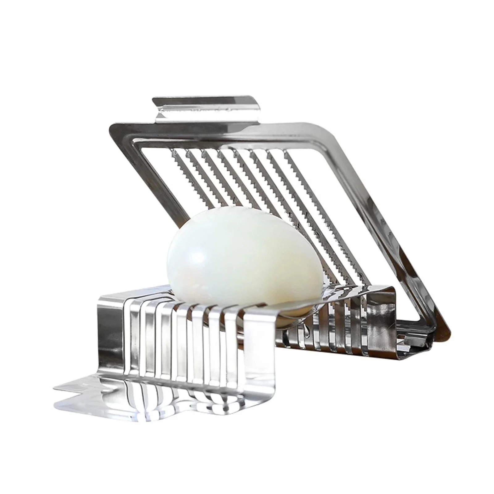 Cortador de huevos multiusos, mini cortador manual para huevos duros, jamón, champiñones, fresas y frutas blandas