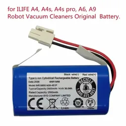 INR18650 M26-4S1P Original 14.8V 2600-12800mah Lithium Battery For ILIFE A4 A4s V7 A6 V7s Plus Robot Vacuum Cleaner