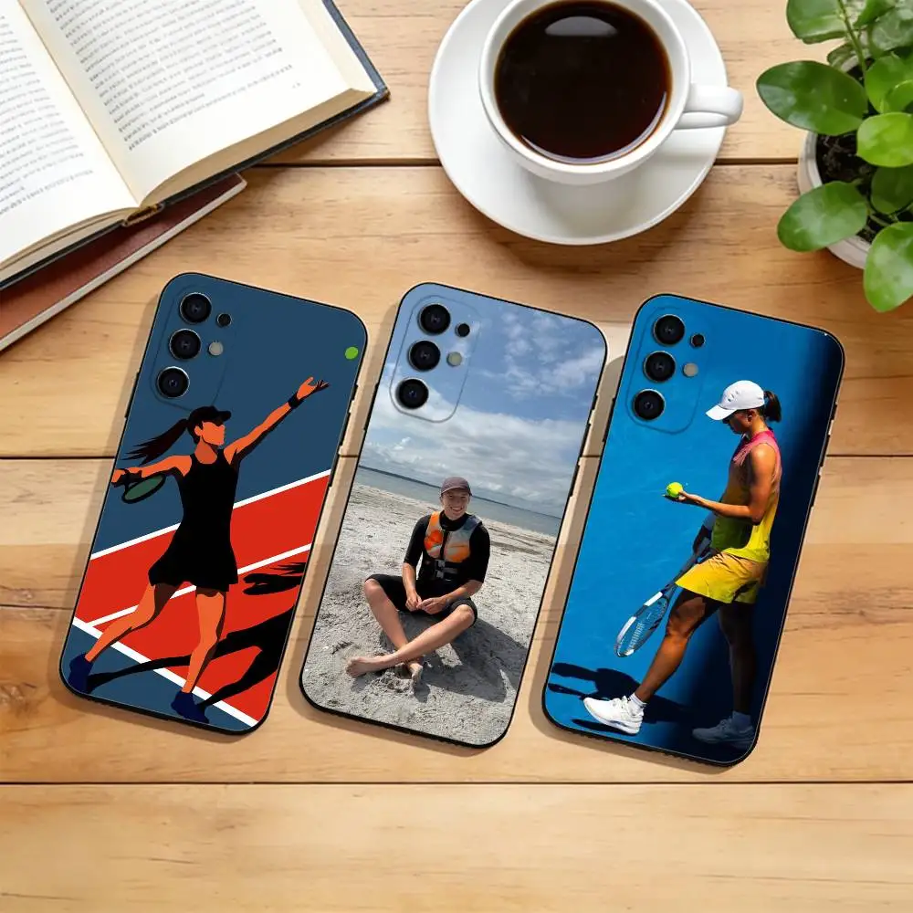Popular Female Athlete Art Print  Phone Case For Samsung S25,S24,S21,S22,S23,S30,Ultra,S20,Plus,Fe,Lite,Note,10,Black Cover