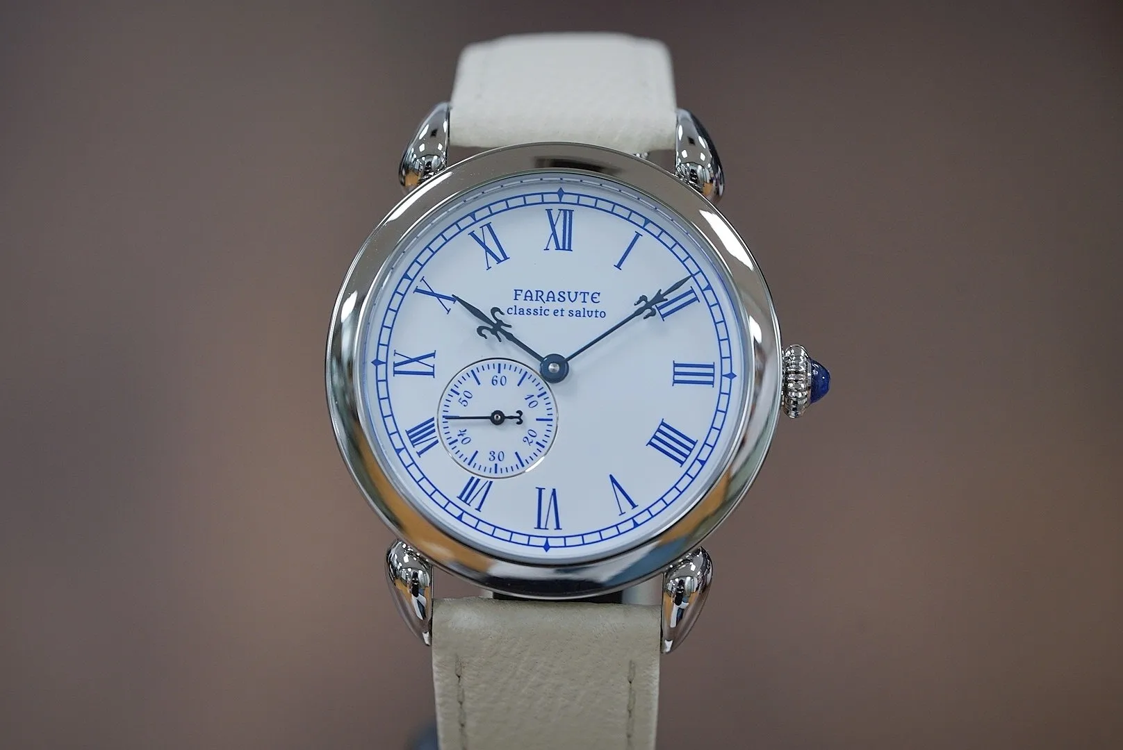 FARASUTE Men Automatic Watch 40mm Luxury Mechanical Wristwatch Ultrathin Fashion Sapphire Enamel Dial Hangzhou 5000 Small Rotor